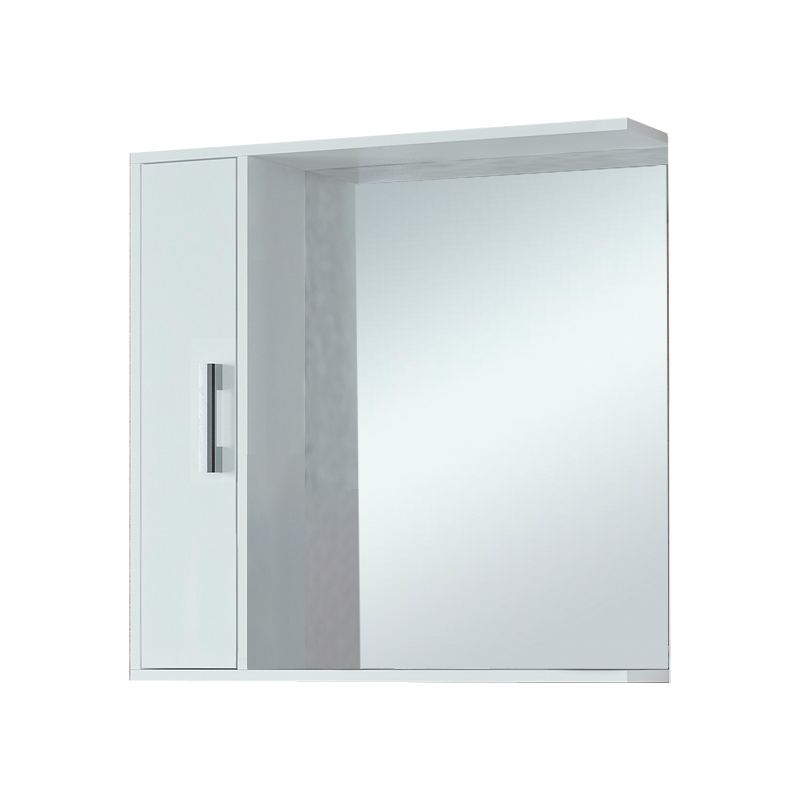 Шкаф-зеркало Francesca Eco 85 белый универсальный