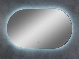 Зеркало LED Континент Fleur 120x70 см с ореольной теплой подсветкой и Б/К сенсором