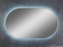 Зеркало LED Континент Fleur 70x120 см с ореольной теплой подсветкой и Б/К сенсором