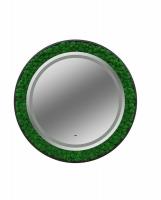 Зеркало LED Континент Forest D100x100 см с натуральным мхом