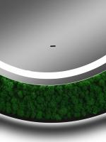 Зеркало LED Континент Forest D100x100 см с натуральным мхом