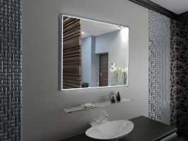 Зеркало LED Континент Sting 80x60 см в алюминиевом корпусе