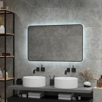 Зеркало LED Континент Torry Black 100x70 см
