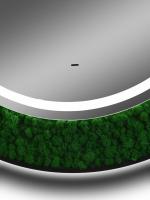 Зеркало Континент Forest LED D80x80 см с натуральным мхом