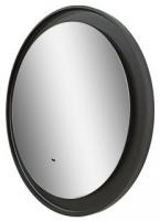 Зеркало Континент Planet Black LED D1000 с ореольной холодной подсветкой и Б/К сенсором