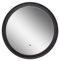 Зеркало Континент Planet Black LED D600 с ореольной холодной подсветкой и Б/К сенсором